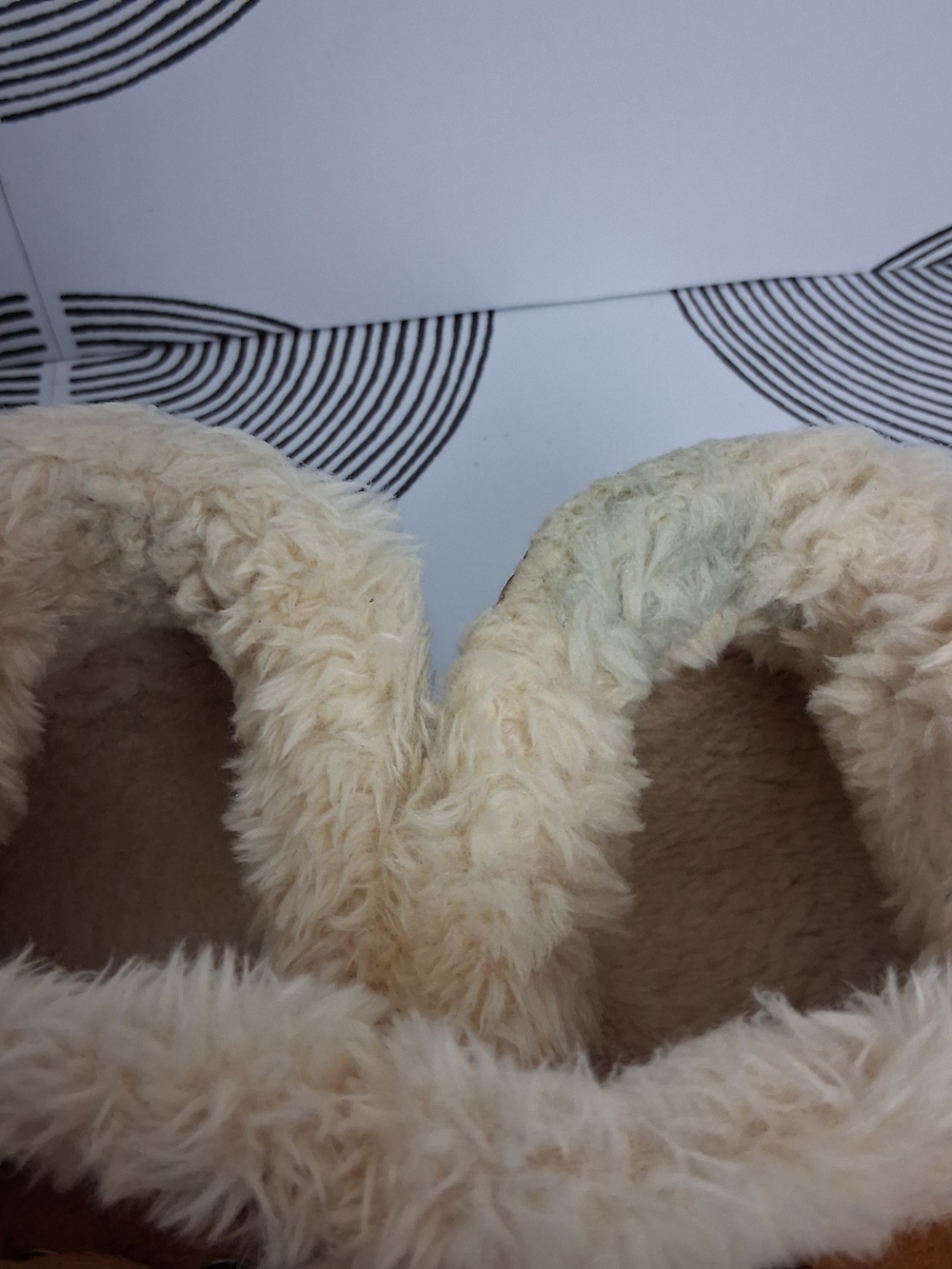 Orthofeet Womens 10 Wide Brown Faux Fur Lined Comfort Slip On Moccasin Slippers - Picture 11 of 13